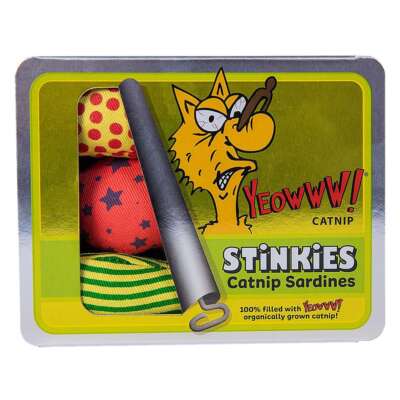 Yeowww Stinkies Sardines 7.5cm 3Stk. in Blechdose