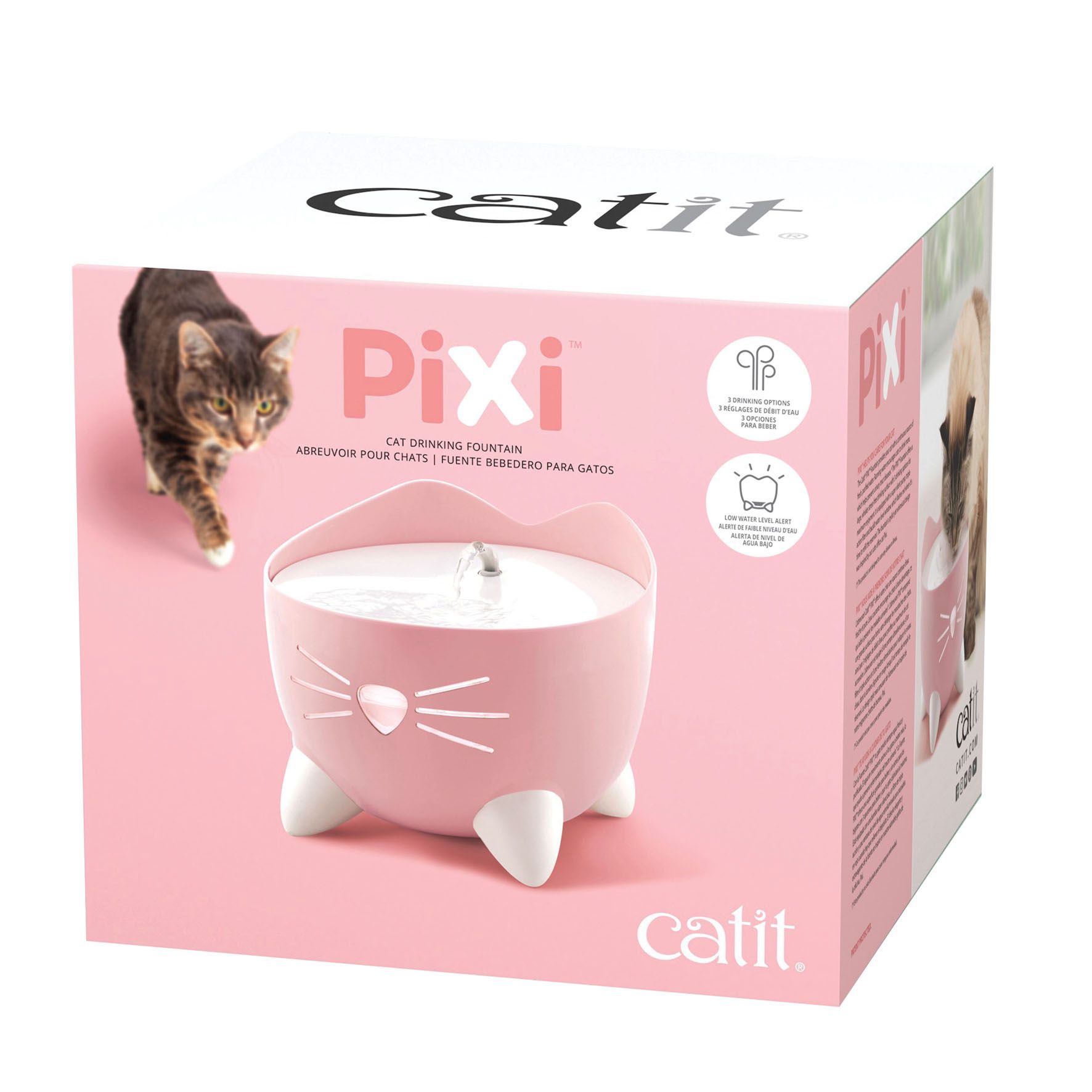 Catit Pixi Trinkbrunnen, 2.5L rosa