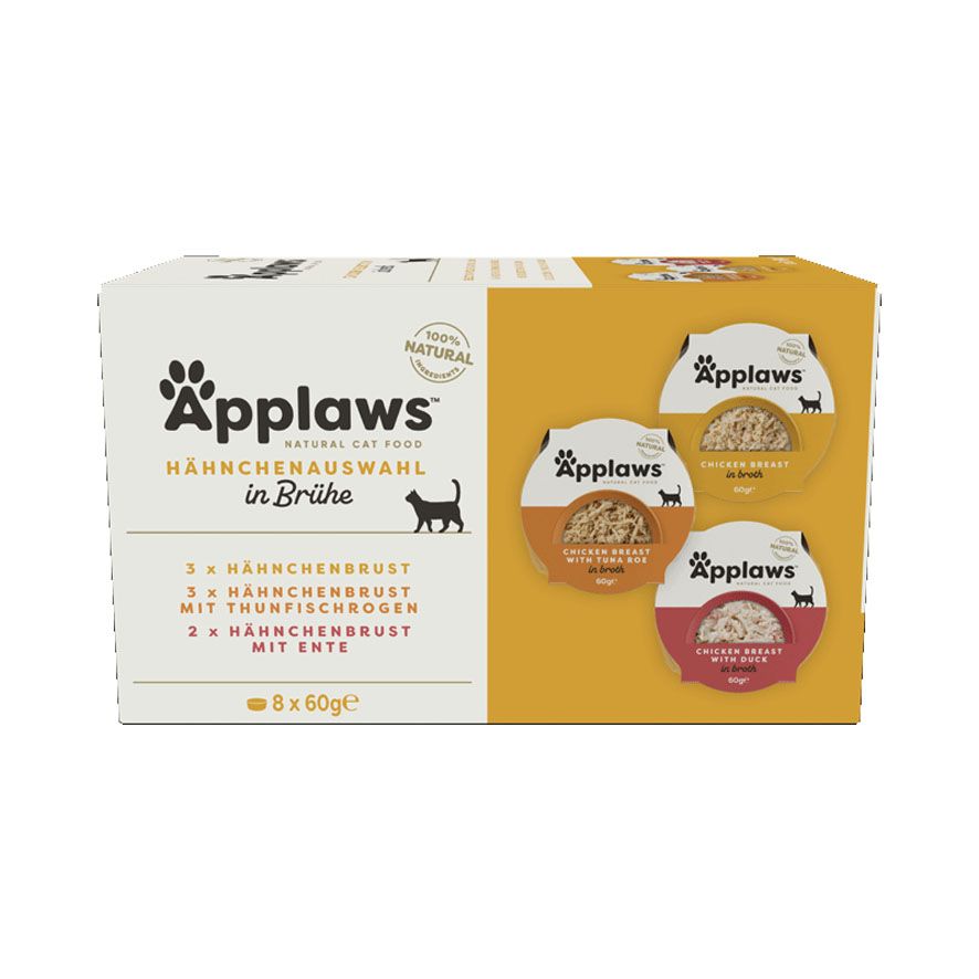 Applaws Cat Pot Chicken Multipack 4x8x60 g