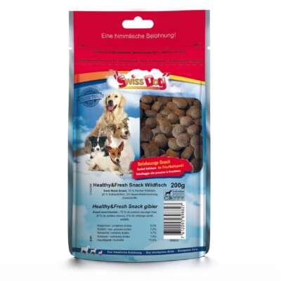 SwissDog Healthy & Fresh Snack Wild Fisch 200g