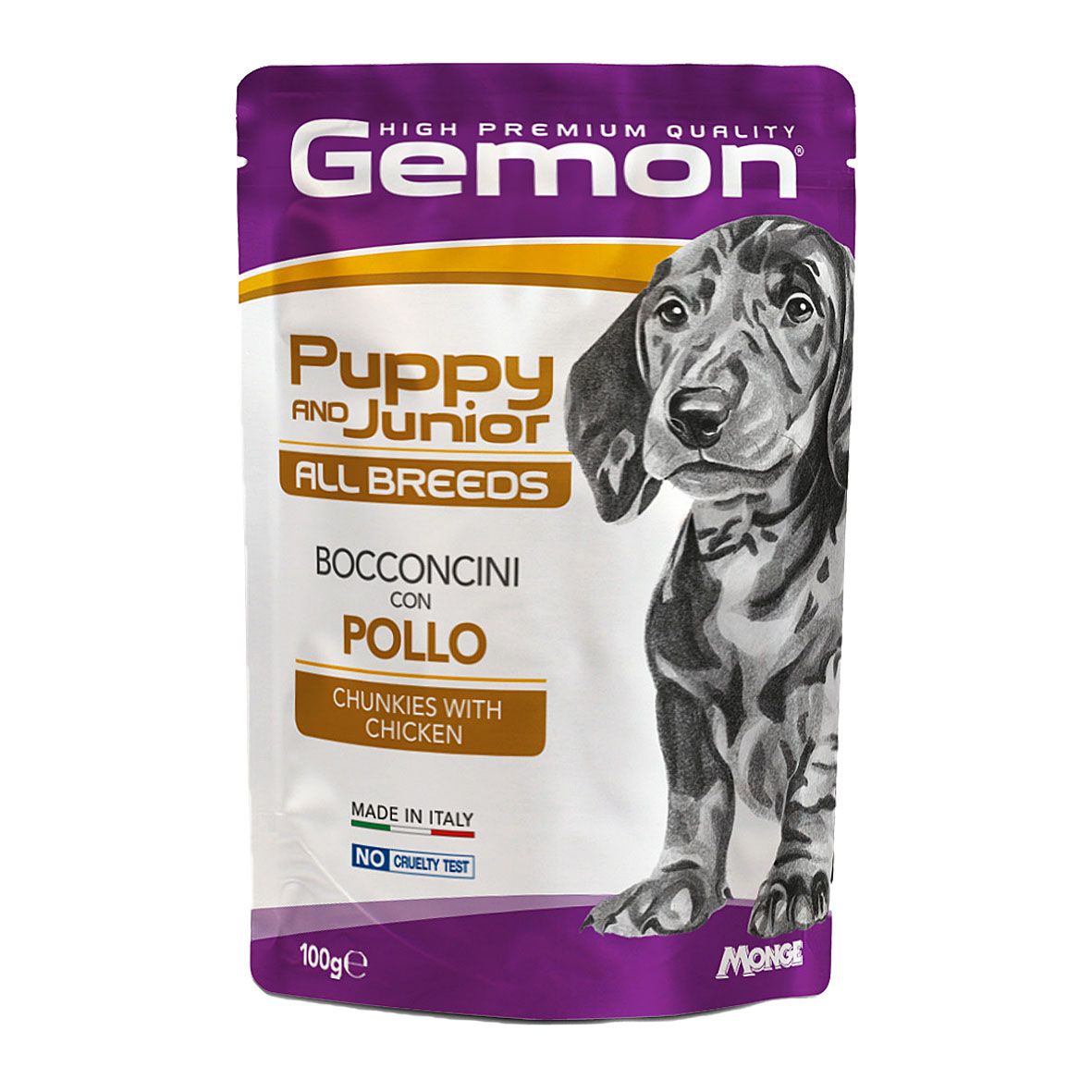 Gemon Dog Puppy & Junior Chicken 24x100g