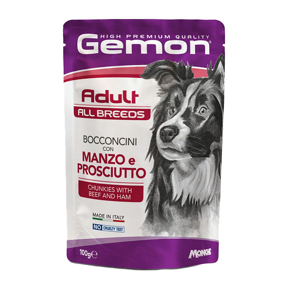 Gemon Dog Adult Beef & Ham 24x100g