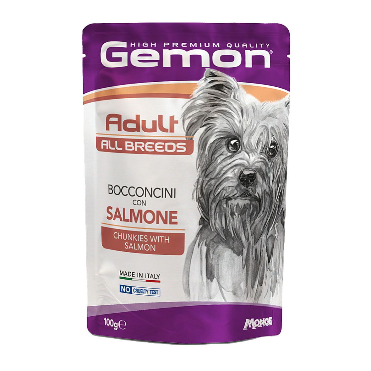 Gemon Dog Adult Salmon 24x100g