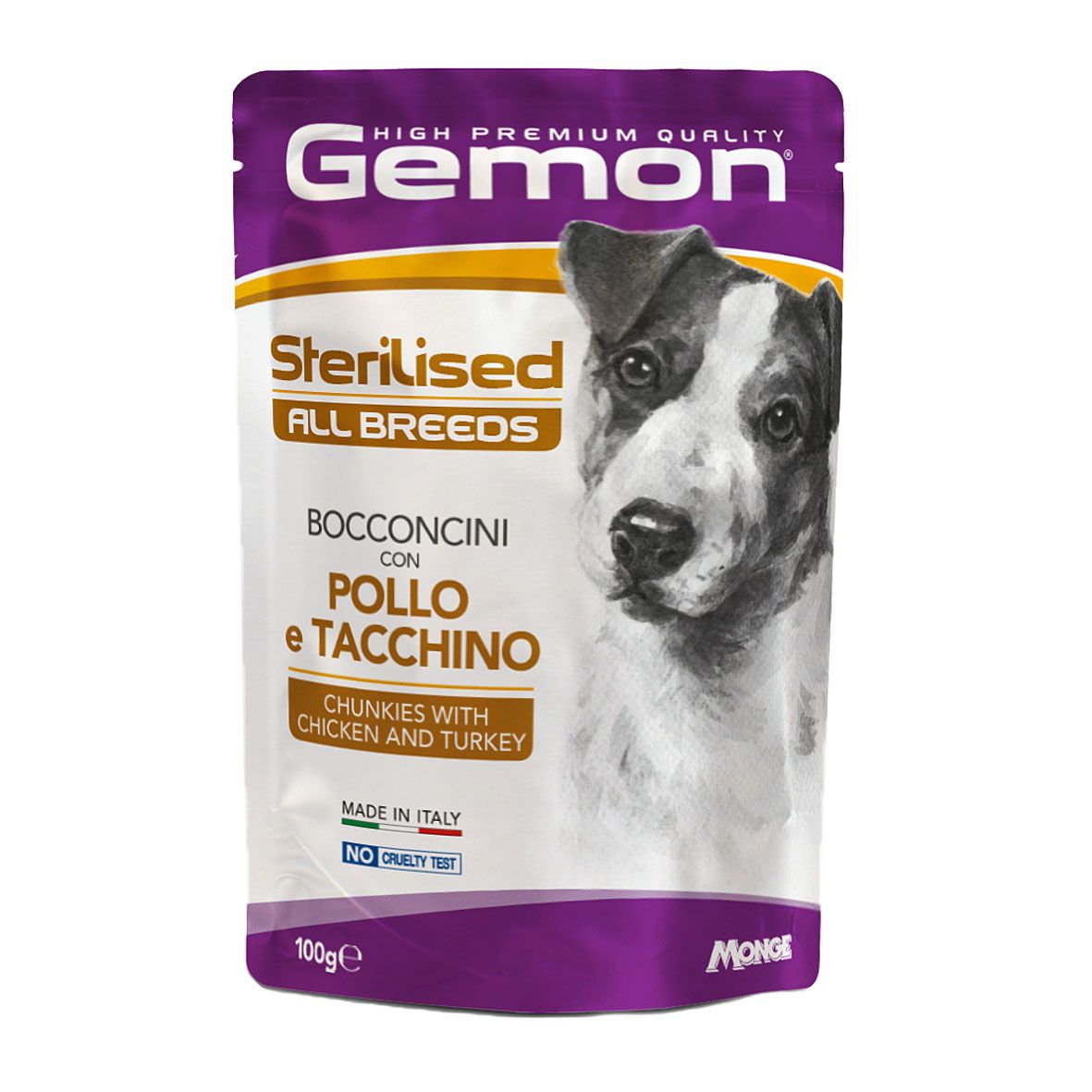 Gemon Dog Sterilised Chicken&Turkey 24x100g