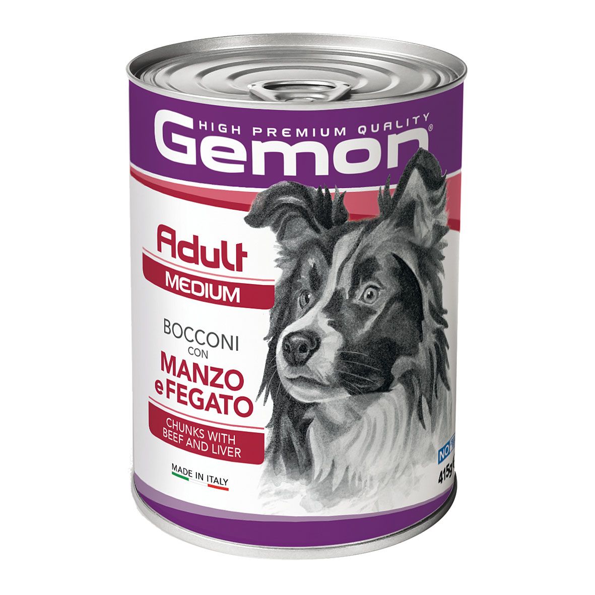 Gemon Dog Adult Medium Rind & Leber 24x415g