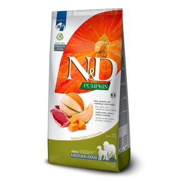 Farmina N&D Pumpkin Adult Medium/Maxi Ente & Kürbis 12 kg