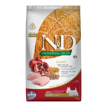 Farmina N&D Low Ancestral Grain Light Mini Huhn & Granatapfel 2,5 kg