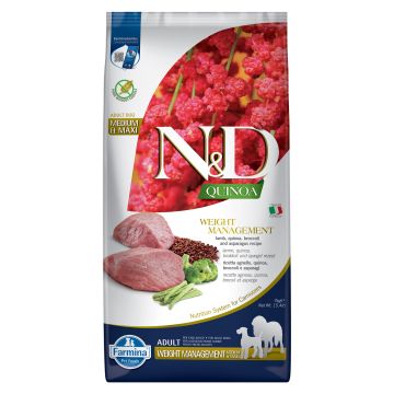 Farmina N&D Quinoa Weight Management Medium/Maxi Lamm 7 kg