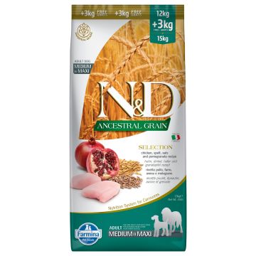 Farmina Dog Ancestral Grain Adult Med/Max Lamm 12kg