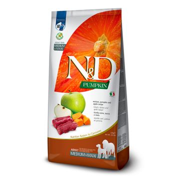 Farmina N&D Pumpkin Adult Med/Max Hirsch, Kürbis & Apfel 12 kg
