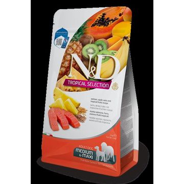 Farmina Dog Tropical Selection Adult Medium/Maxi Lachs & Dinkel 10 kg